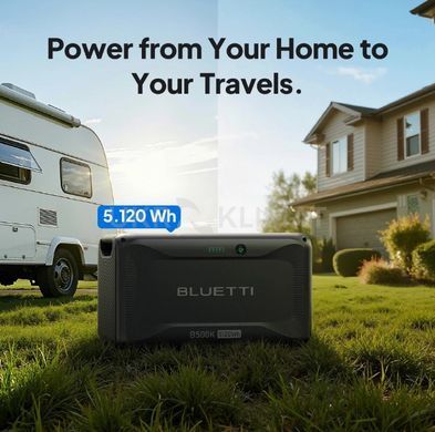 Дополнительная батарея Bluetti B500K Expansion Battery 5120Wh, совместимость с AC300, AC500, AC200MAX, AC200L, Apex 300