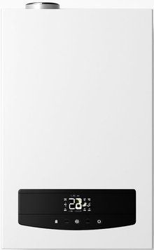 Газовый котел конденсационный двухконтурный Rens RCB-024 WI-FI (частотный насос) конденсационный двухконтурный 24 кВт с трубой