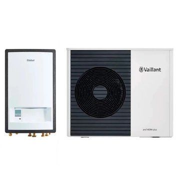 Тепловой насос воздух&ndash;вода Vaillant aroTHERM split VWL 75/5 AS 230V + VWL 77/5 IS, 7 кВт с установкой в Киеве, Харькове, Одессе и Днепре