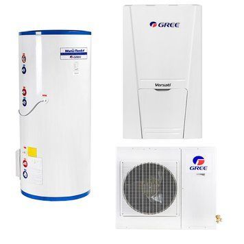 Тепловой насос воздух-вода Gree Versati II GRS-CQ12.0PdNaB-K(I/O) с установкой в Киеве, Харькове, Одессе и Днепре