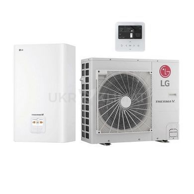 Тепловой насос воздух&ndash;вода LG Therma V HU071MR.U44/HN071MR.NK5, 7 кВт с установкой в Киеве, Харькове, Одессе и Днепре