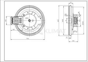Indesit C00099673 EGO Конфорка для электроплиты Indesit D=145mm 1000W