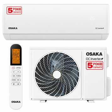 Кондиционер Osaka Power Pro Wi-Fi STVP-12HH3 с установкой в Киеве, Харькове, Одессе и Днепре