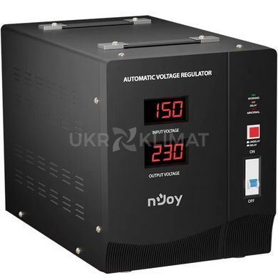 Стабилизатор напряжения NJOY Alvis 3000 (AVRL-3005TAL-CS01B), 3000 ВА / 1800 Вт