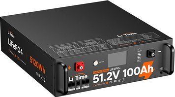 Аккумулятор LiTime L 51.2V100Ah -100-COM-16-S3U LiFePO4 51.2V 100Ah Communication