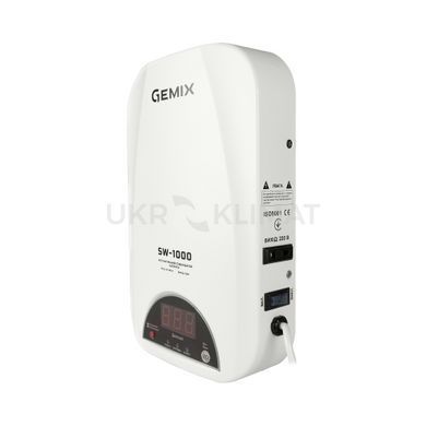 Стабілізатор напруги Gemix SW-1000, 1000 ВА / 700 Вт