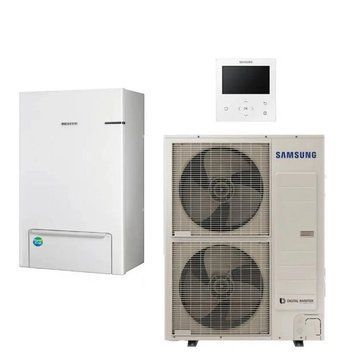 Тепловой насос воздух&ndash;вода Samsung EHS TDM Plus AE160MNYDGH/EU + AE120MXTPGH/EU, 12 кВт с установкой в Киеве, Харькове, Одессе и Днепре