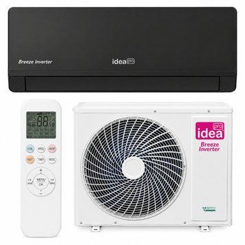 Кондиционер IdeaPro BREEZE IPA-12HRM-FN8 BLACK с установкой в Киеве, Харькове, Одессе и Днепре