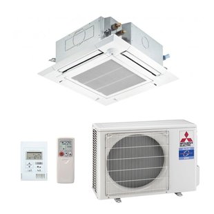 Кассетный кондиционер Mitsubishi Electric PLA-M35EA/PUHZ-ZRP35VKA MrSlim с установкой в Киеве, Харькове, Одессе и Днепре