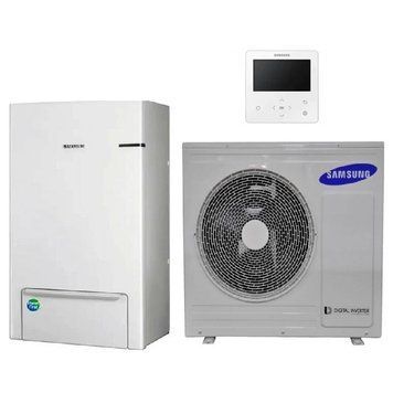 Тепловой насос воздух&ndash;вода Samsung EHS TDM Plus AE090MNYDEH/EU + AE066MXTPEH/EU, 7 кВт с установкой в Киеве, Харькове, Одессе и Днепре