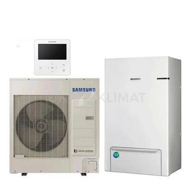 Тепловой насос воздух&ndash;вода Samsung EHS TDM Plus AE090MNYDEH/EU + AE066MXTPEH/EU, 7 кВт с установкой в Киеве, Харькове, Одессе и Днепре