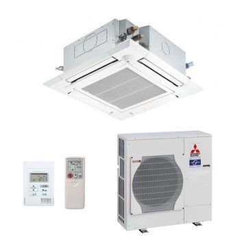 Кассетный кондиционер Mitsubishi Electric PLA-M71EA/PUHZ-ZRP71VHA MrSlim с установкой в Киеве, Харькове, Одессе и Днепре