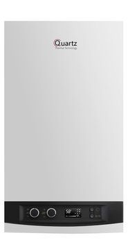 Газовый котел конденсационный двухконтурный Quartz HeatCondens 24 C+коаксиальный комплект, 23 кВт