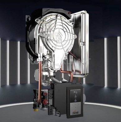 Газовый котел конденсационный двухконтурный Ferroli Bluehelix Hitech RRT 34C (EU), 34 кВт