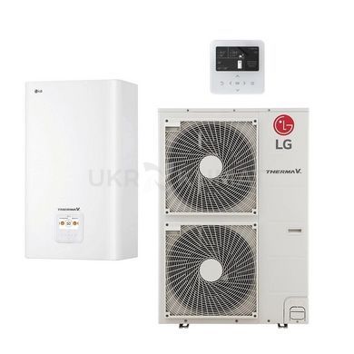 Тепловой насос воздух&ndash;вода LG Therma V HU163MA.U33RU/HN1636M.NK5RU, 16 кВт с установкой в Киеве, Харькове, Одессе и Днепре