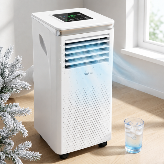 (エルモ)超美品 AVIC-CQ911 Мобильный кондиционер SkyLux H White Wi-Fi SKE-M25H купить по цене