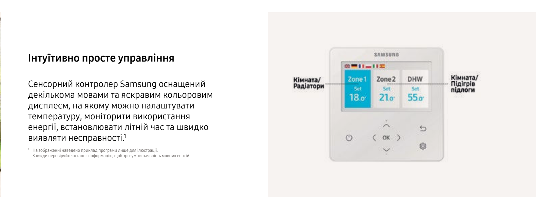 Samsung EHS two zone control